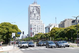 17 Portrait Of Eva Peron On Ministry of Social Development Building Avenida 9 de Julio Avenue Buenos Aires.jpg